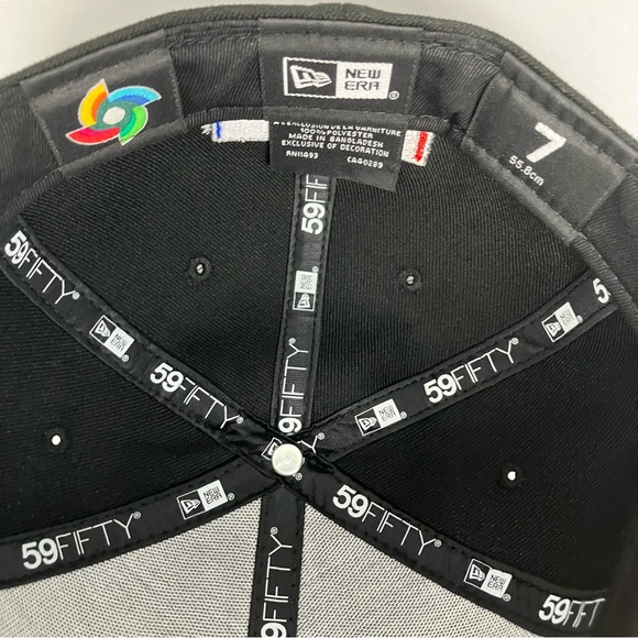 New Era Dominican Republic Two Tone World Baseball Classic Fitted Hat Size 7 - Picture 7 of 7